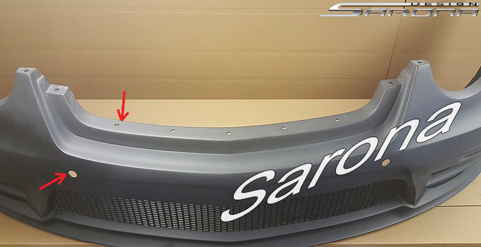 Custom Bentley Flying Spur  Sedan Front Bumper (2005 - 2011) - $1590.00 (Part #BT-017-FB)